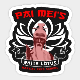 Pai Mei's White Lotus Sticker